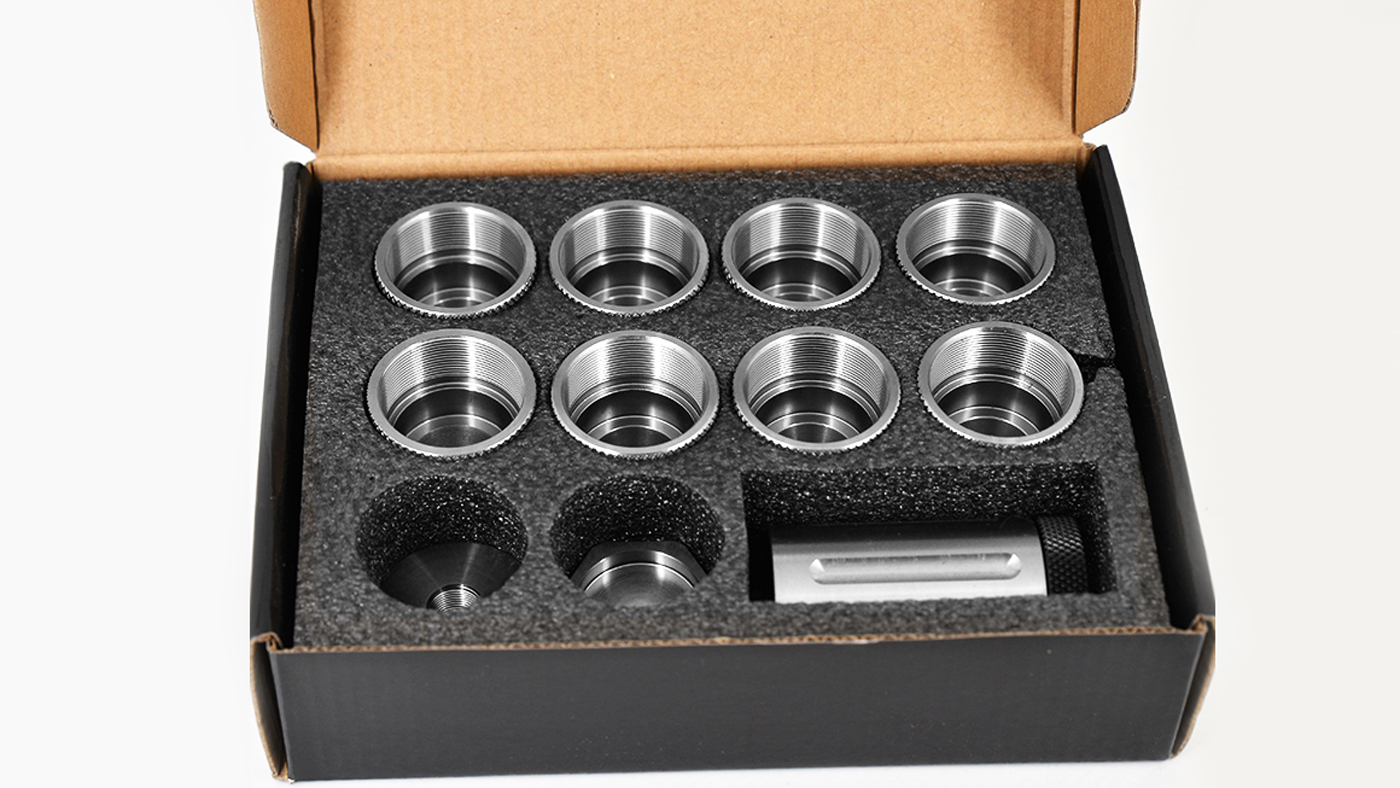 VitoWhisper 10 Inch Stainless Steel Modular Solvent Trap Kit package