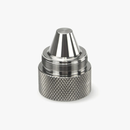 VitoWhisper Adaptive Dry Storage Cup GR5 Titanium for Modular Solvent Trap (1.375-24 TPI)