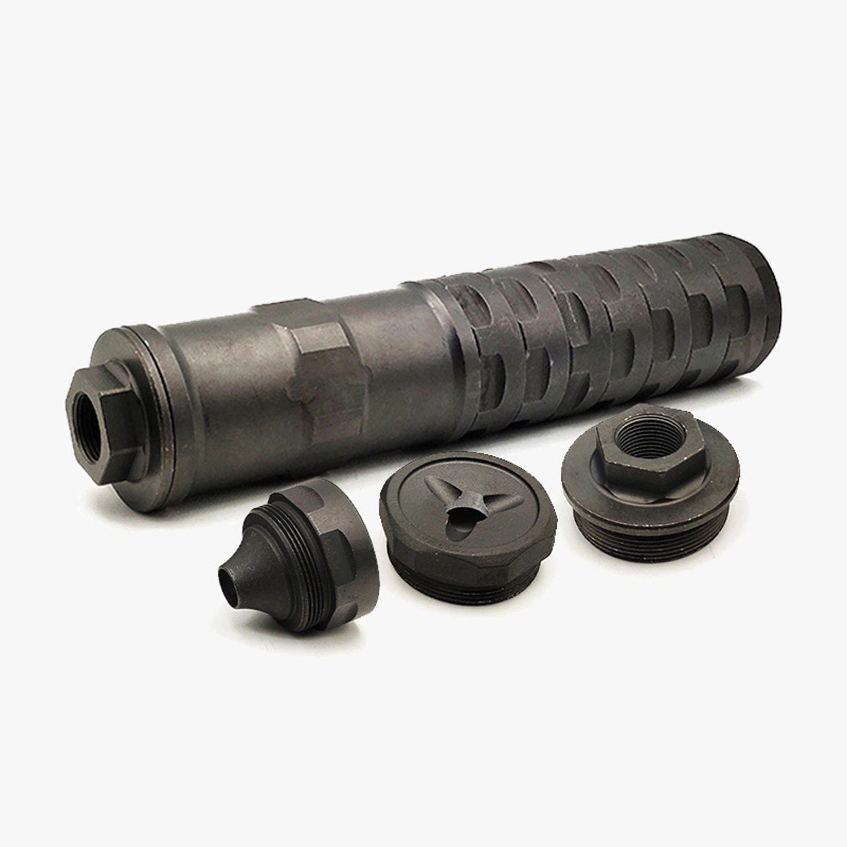 VitoWhisper 6.6 inch Modular Solvent Trap Stainless Steel fuel filter suppressor silencer